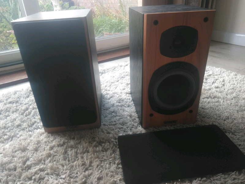 tannoy mercury m2 cherry speakers